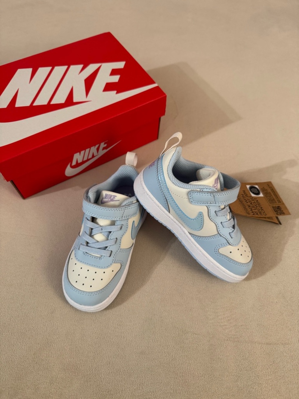 Nike Court Borough Low Recraft BTV Soft Pearl/Celestine Blue